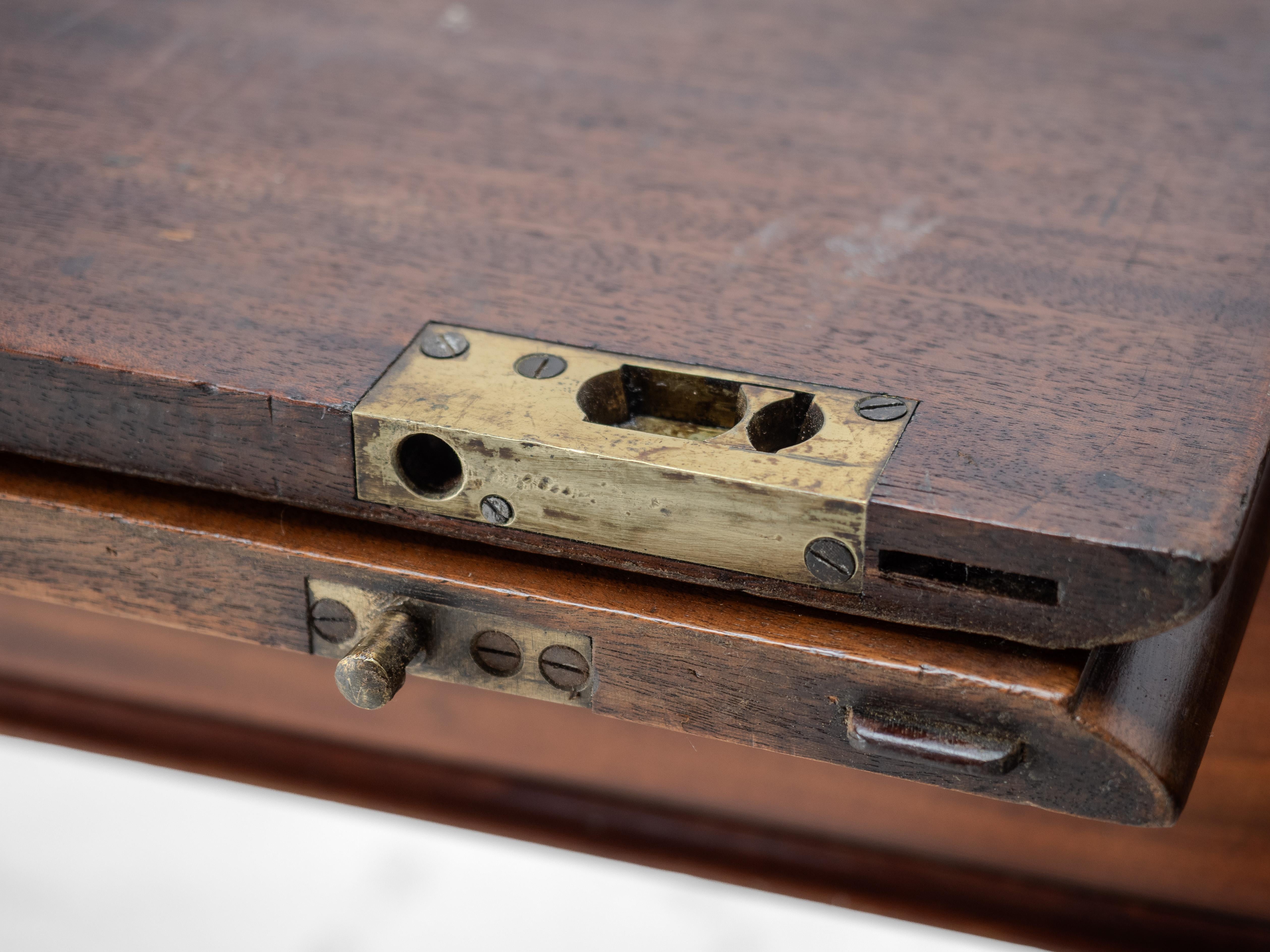 Mesa de comedor extensible de 8 pies de caoba de principios del siglo XIX c1830 (Georgiana) en venta 7