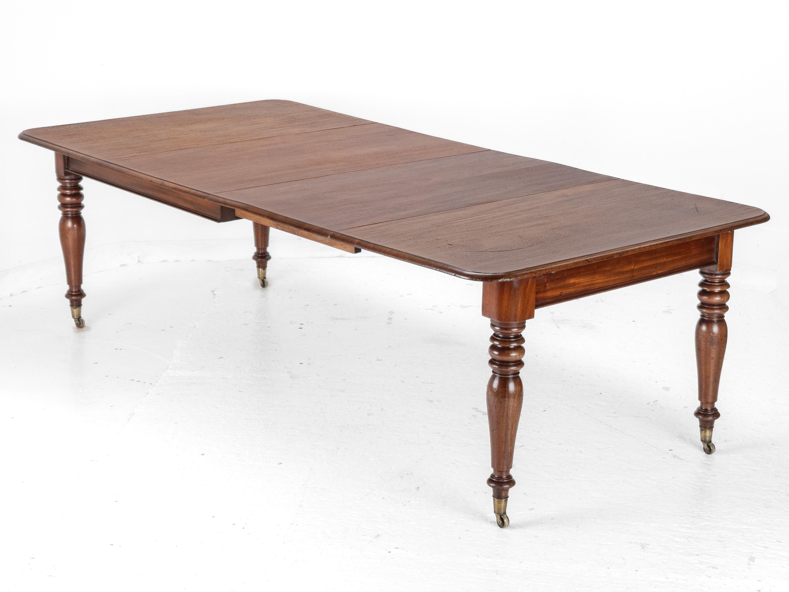 Frühes 19. Jahrhundert Mahagoni ausziehbarer 8ft Esstisch c1830 (georgianisch) (George IV.)