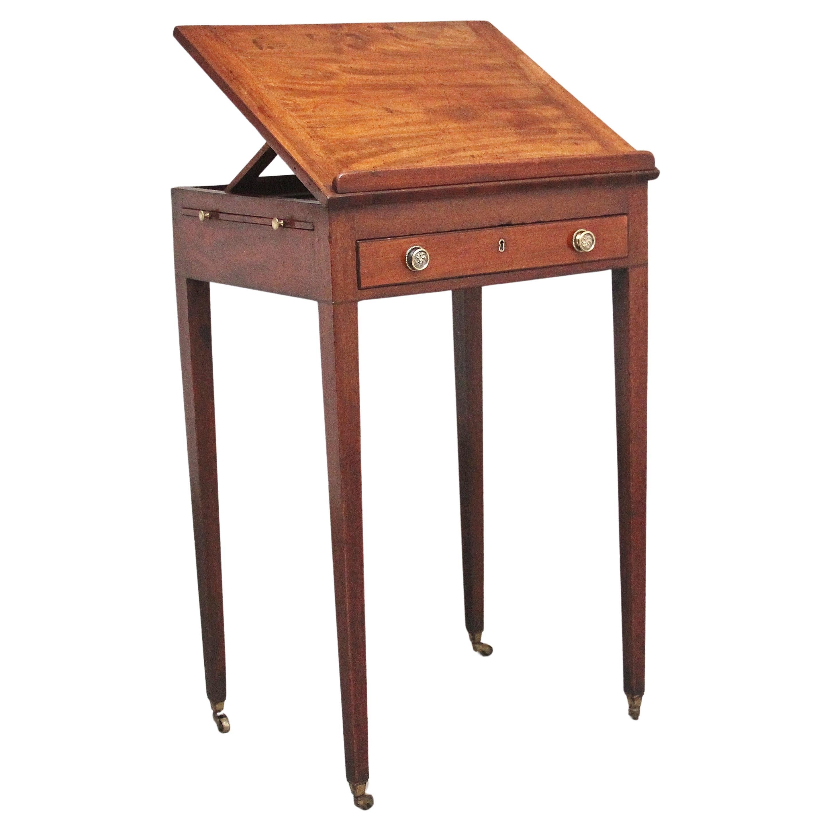 Early 19th Century mahogany reading table