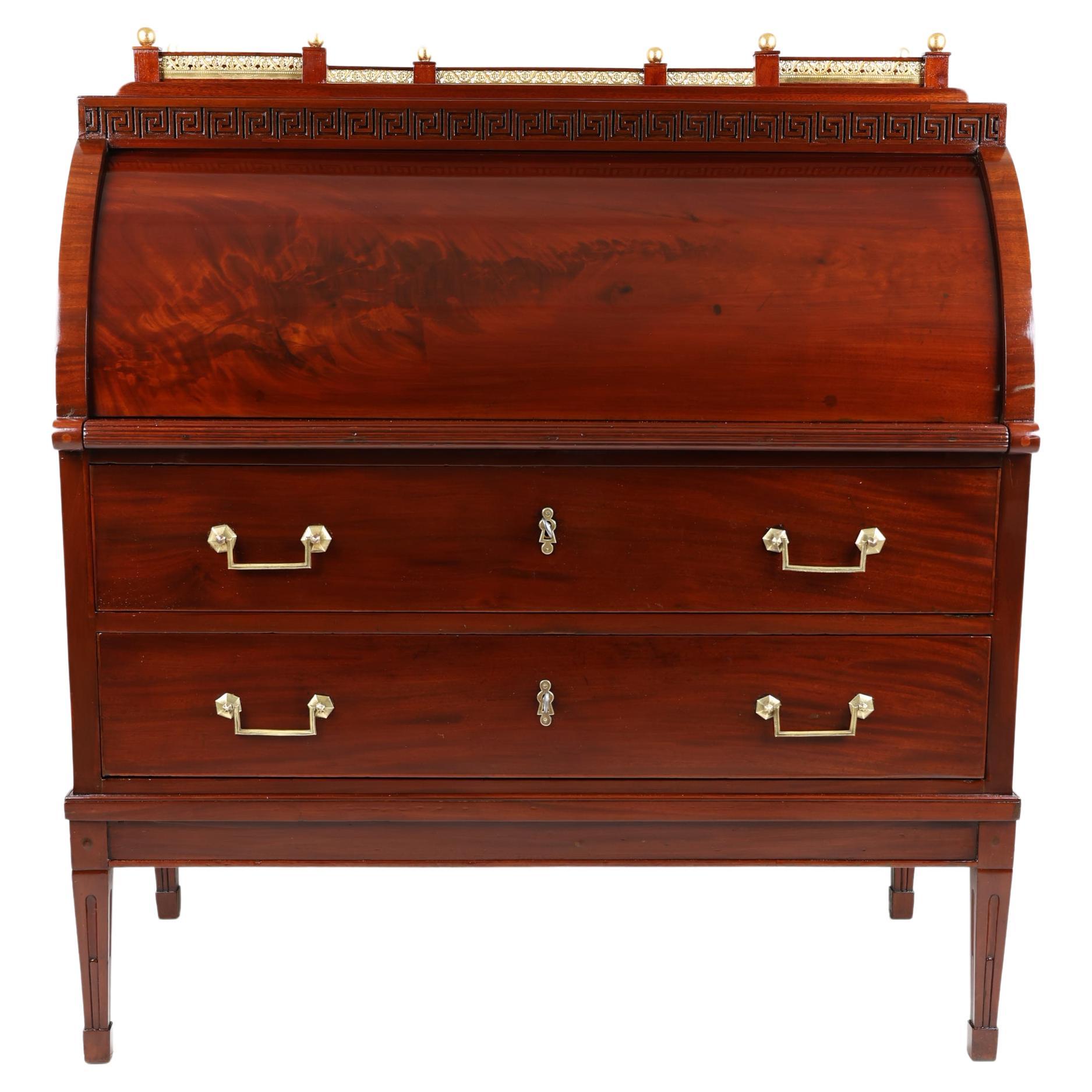 Early 19th Century Mahogany Secretary For Sale