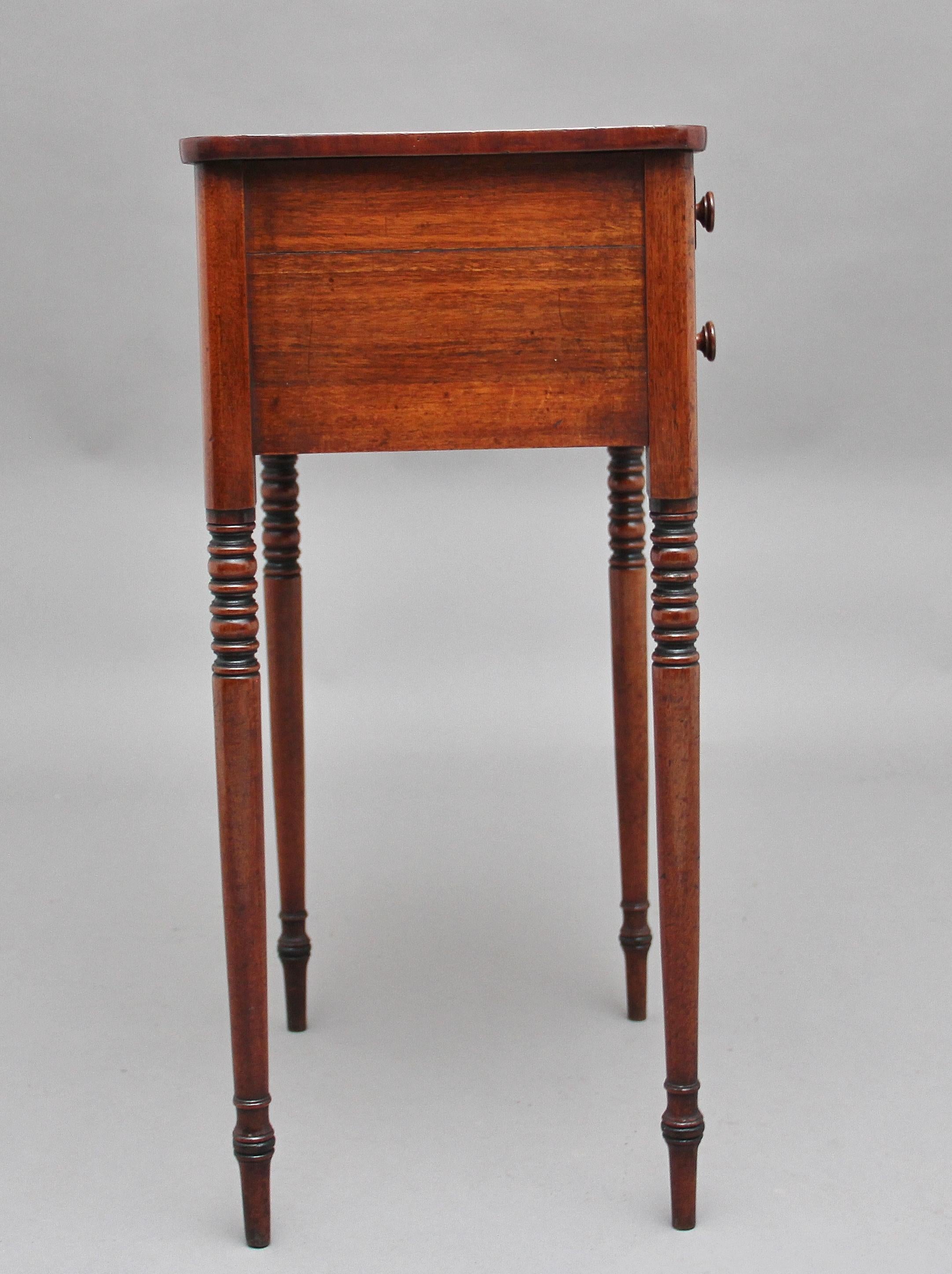 British Early 19th Century Mahogany Side Table