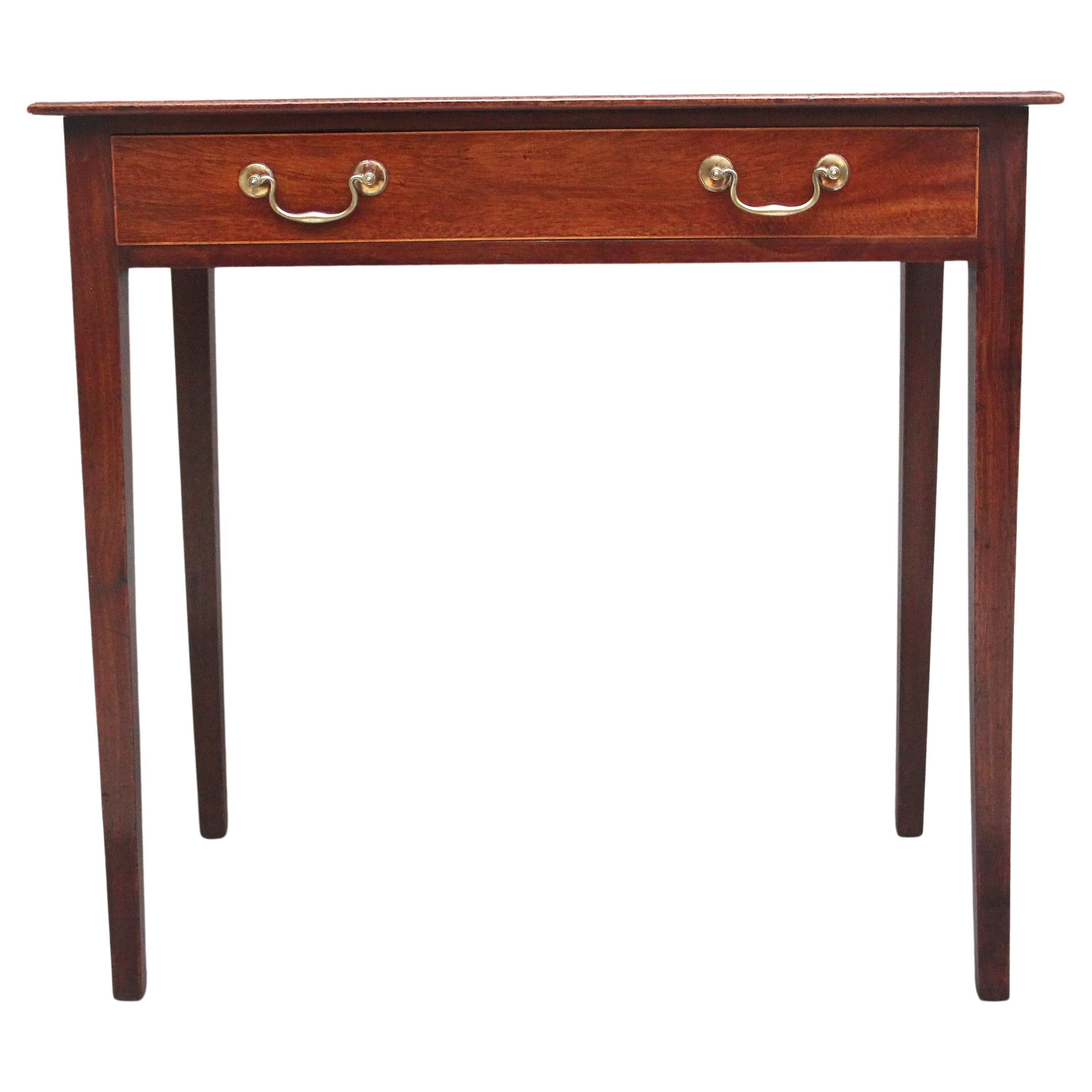 Early 19th Century mahogany side table