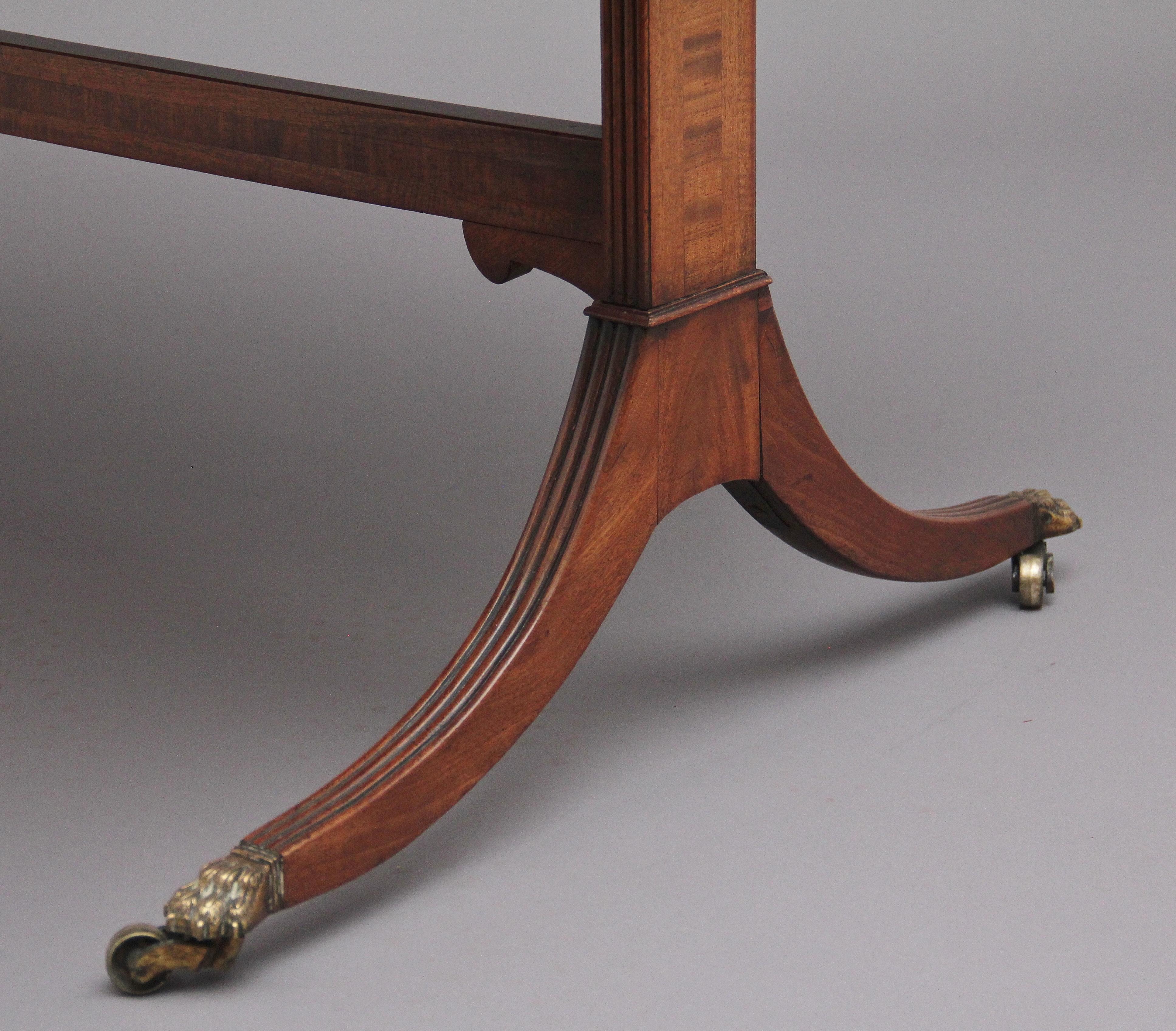 Early 19th Century Mahogany Sofa Table 8