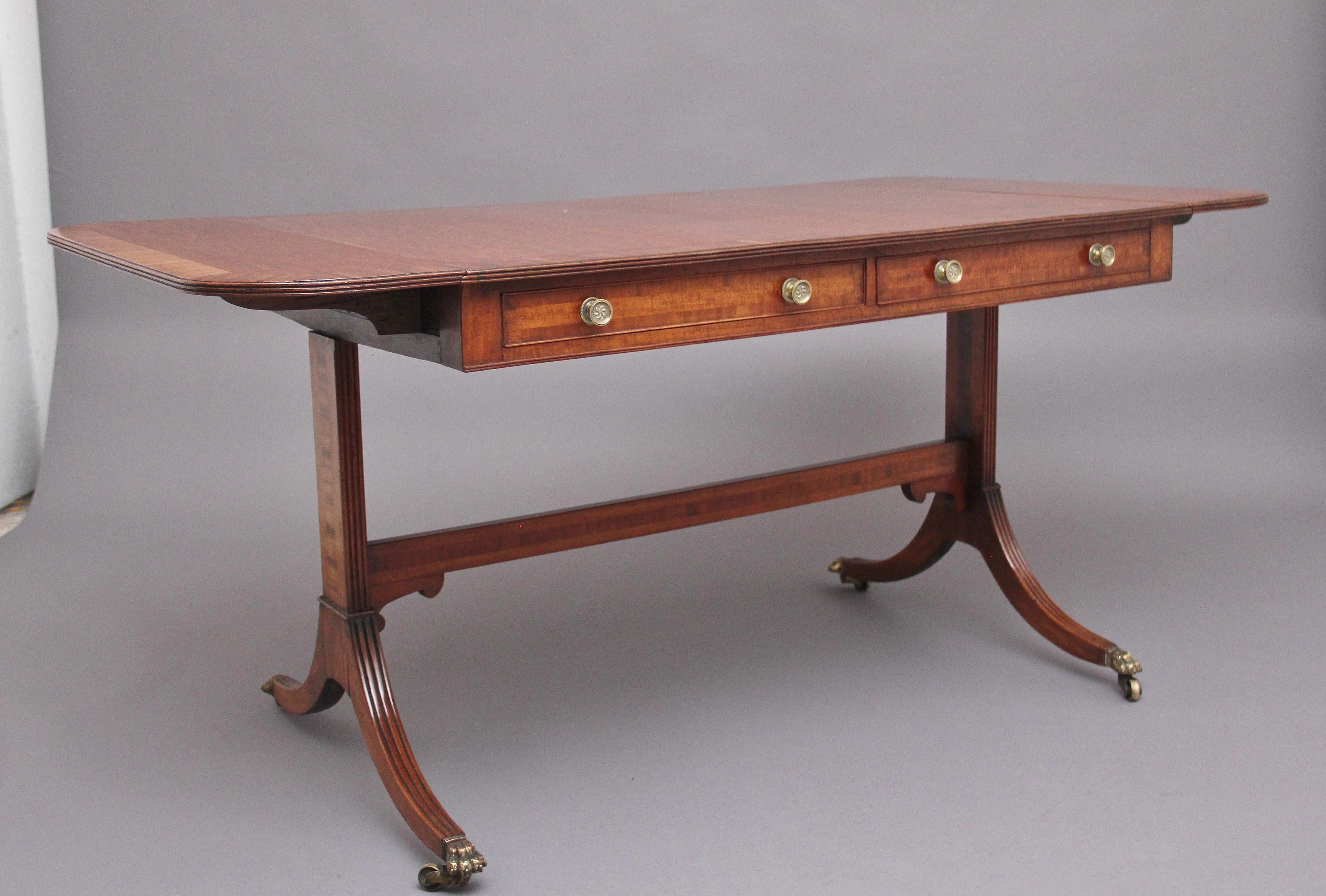 Georgian Early 19th Century Mahogany Sofa Table