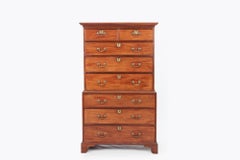 Commode haute en acajou du début du XIXe siècle