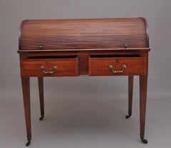 Early 19th Century mahogany tambour desk