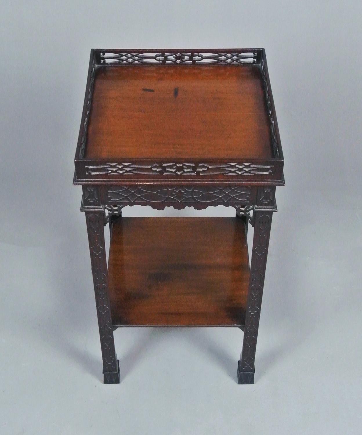 Early 19th Century Mahogany Tea Kettle Stand 1