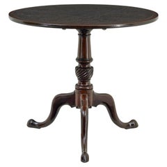 Early 19th Century mahogany tilt top occasional table