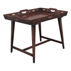 Mesa con bandeja de caoba de principios del siglo XIX