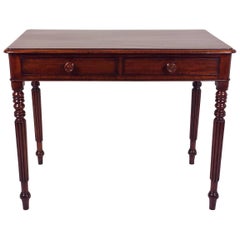 Early 19th Century Mahogany Two-Drawer Centre Table