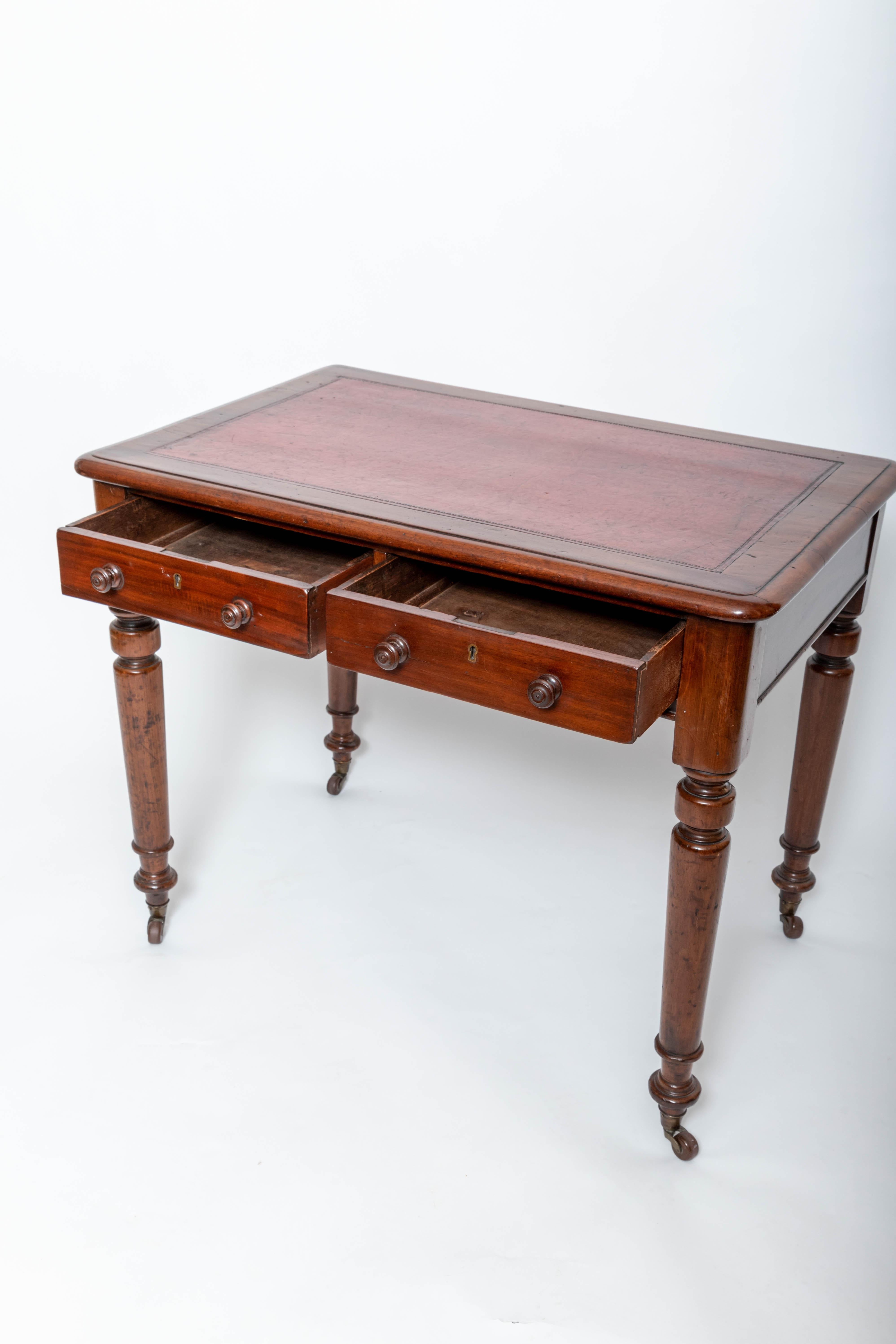 Early 19th Century Mahogany Writing Table im Angebot 2