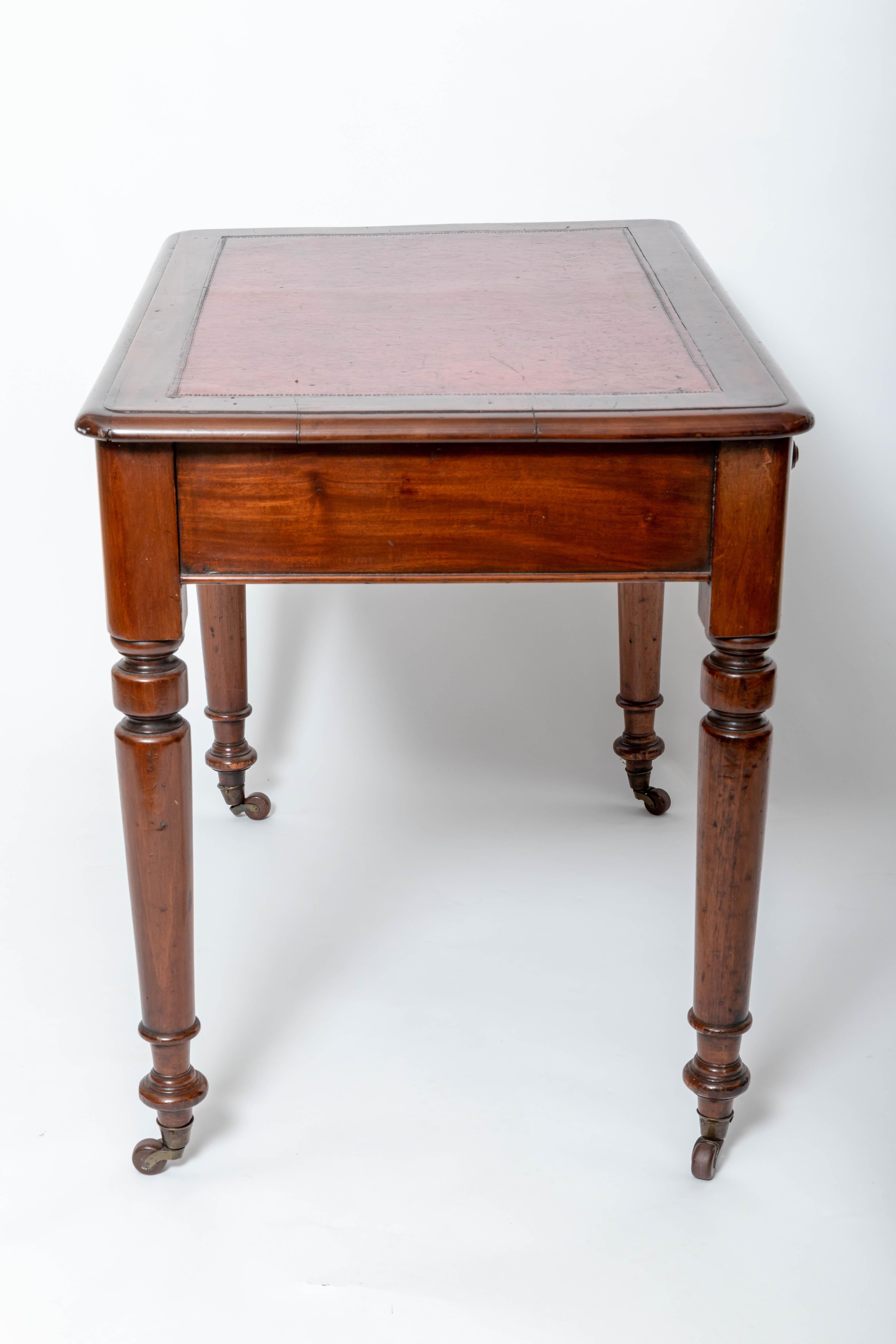 Georgian Early 19th Century Mahogany Writing Table For Sale