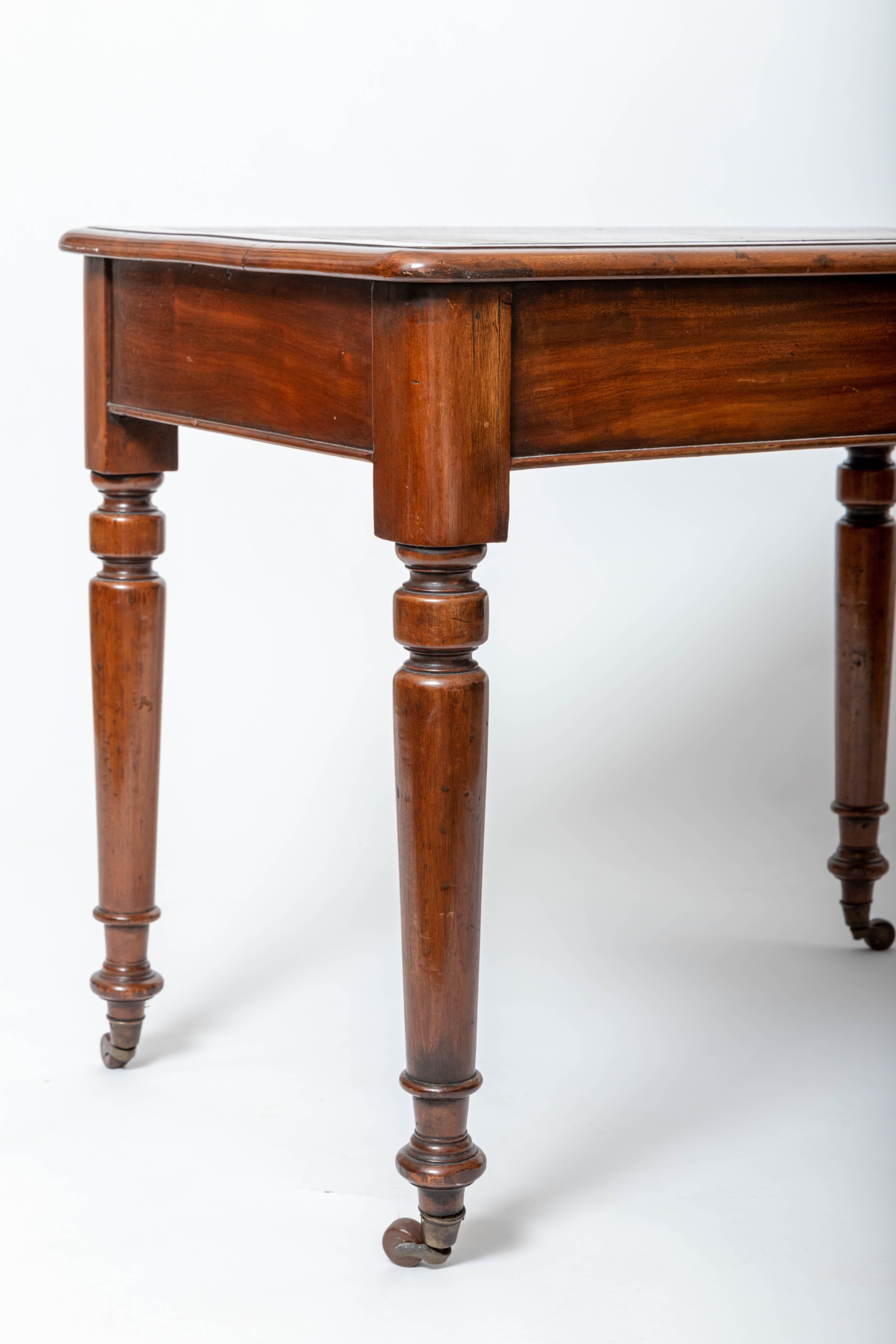 Hand-Crafted Early 19th Century Mahogany Writing Table For Sale