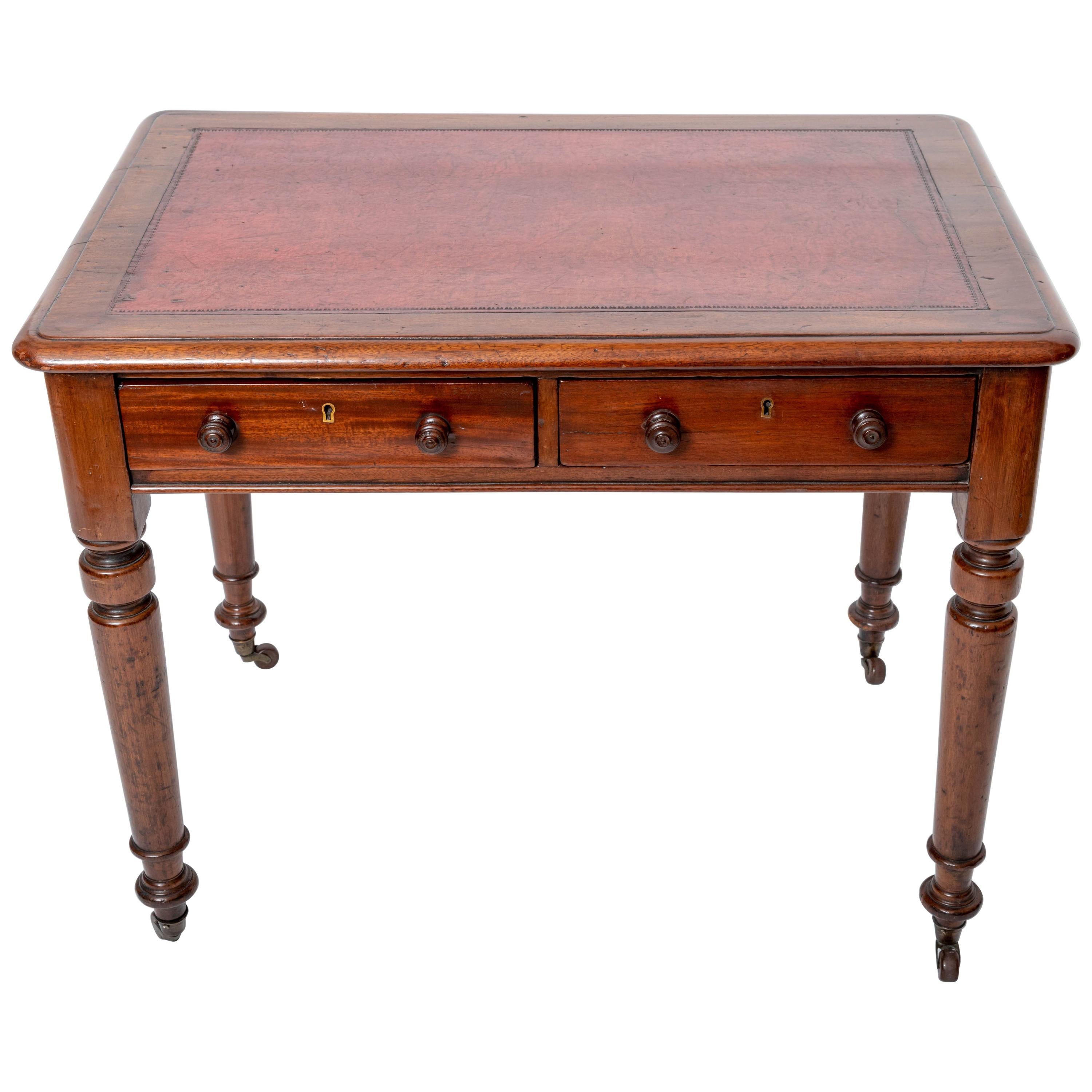 Early 19th Century Mahogany Writing Table For Sale