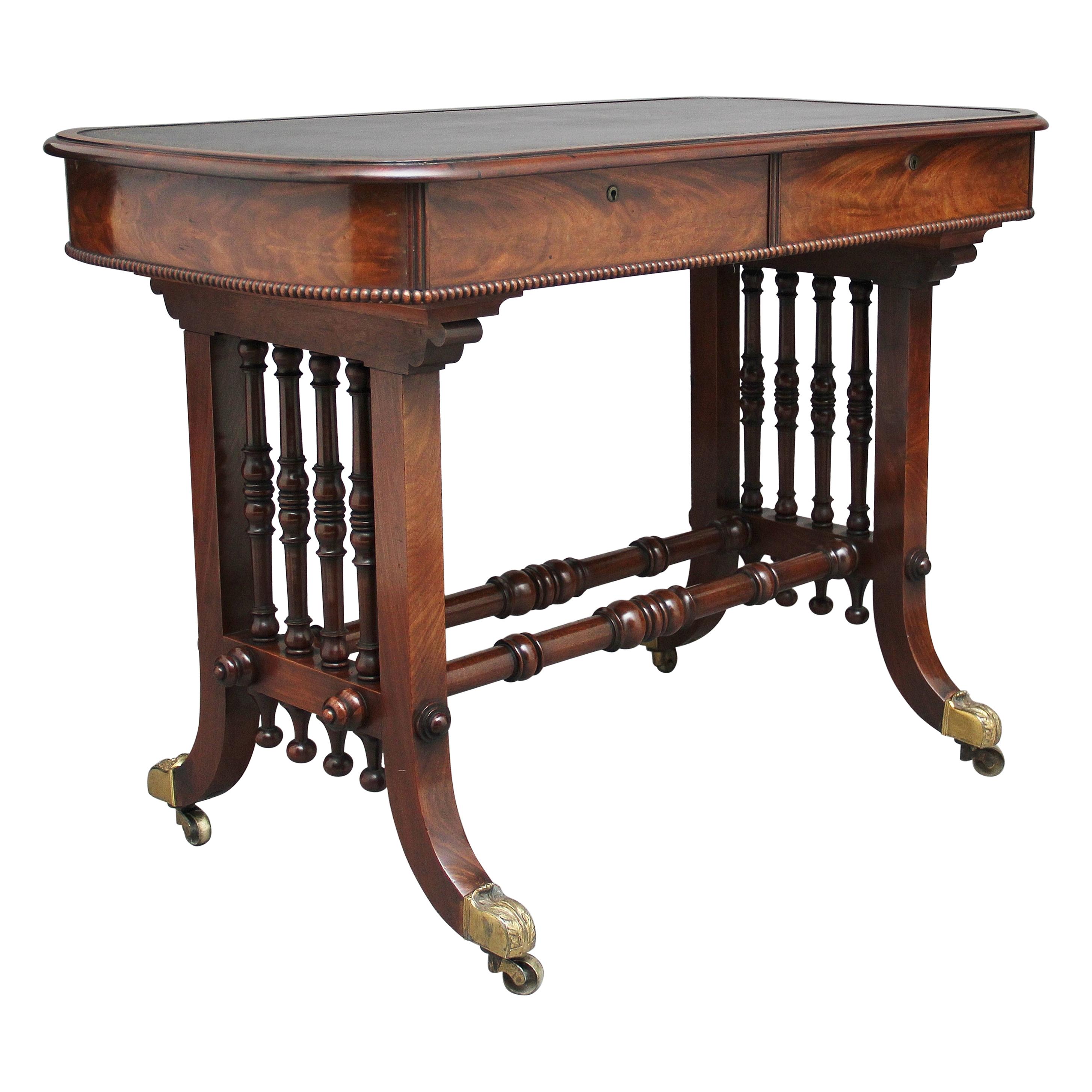 Early 19th Century Mahogany Writing Table