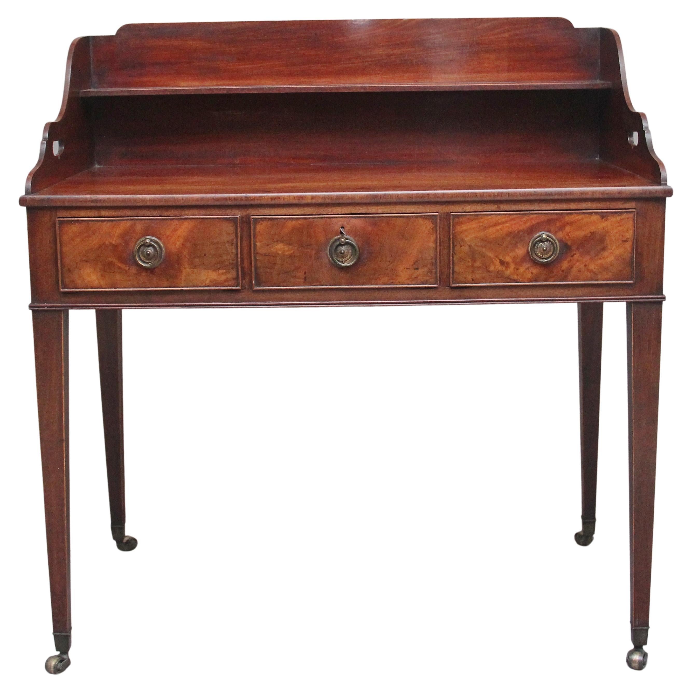 Early 19th Century Mahogany Writing Table For Sale