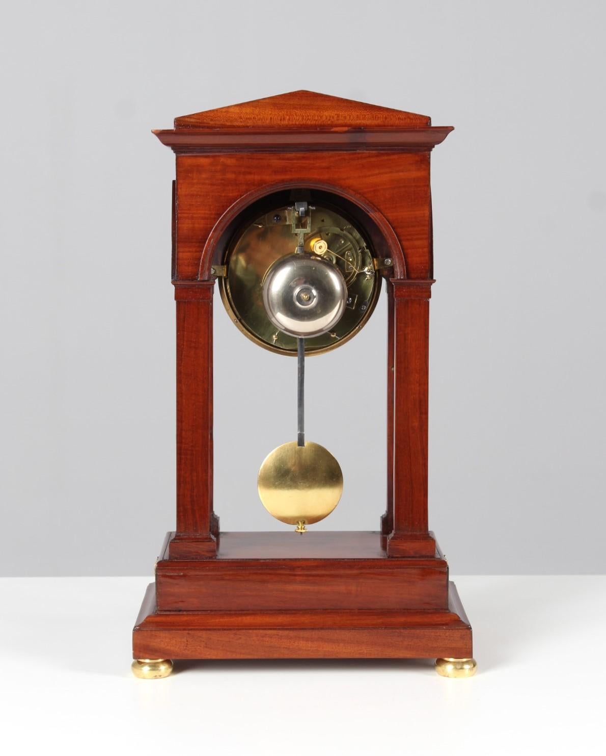 Early 19th Century Mantel Clock, Signed Paliard Paris, Empire, circa 1810 7
