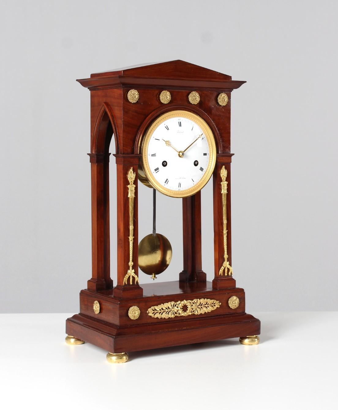 Early 19th Century Mantel Clock, Signed Paliard Paris, Empire, circa 1810 1