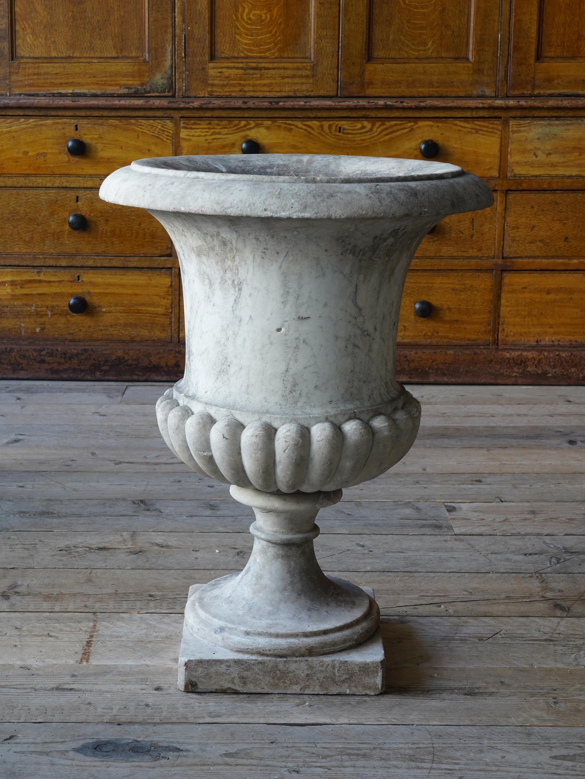Early 19th Century Marble Campana Form Urn 1