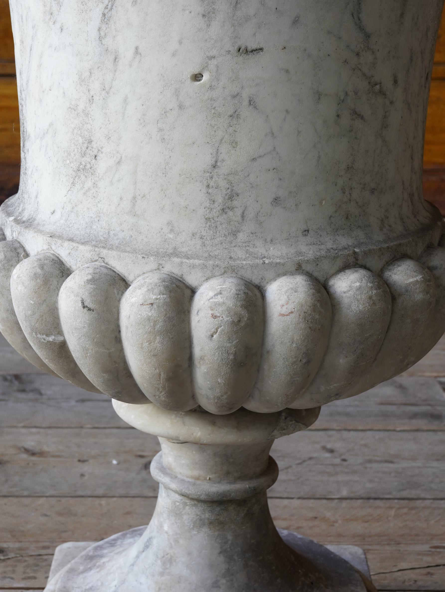 Early 19th Century Marble Campana Form Urn 3
