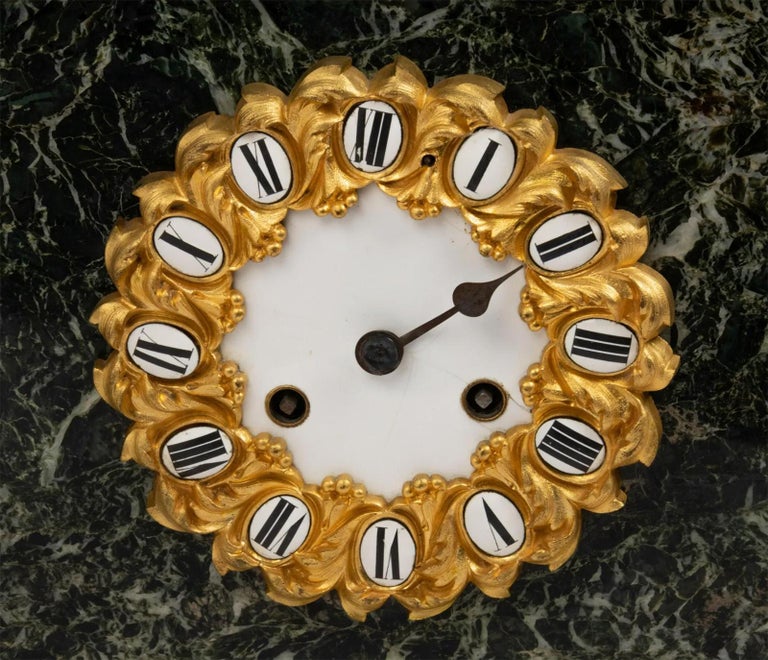 Early 19th Century Marble and Gilt Bronze Mantel Clock with Goat For ...