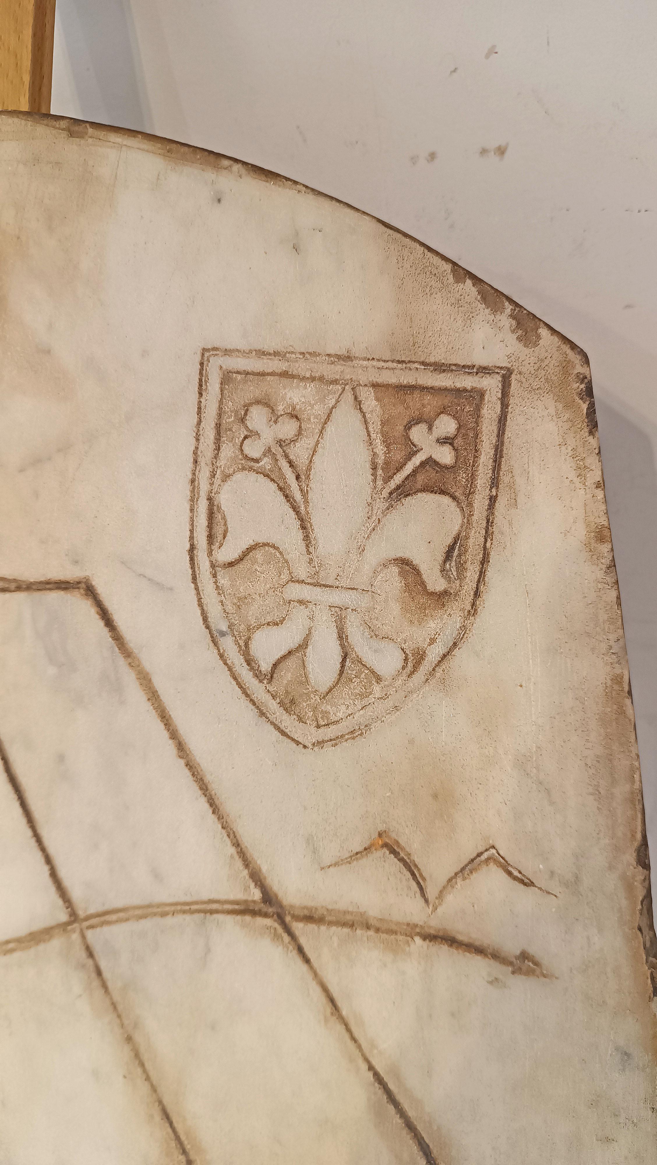 19th Century EARLY 19th CENTURY MARBLE SUNDIAL For Sale