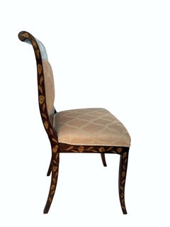 Early 19th-Century Marquetry Dining Chairs Set of 6