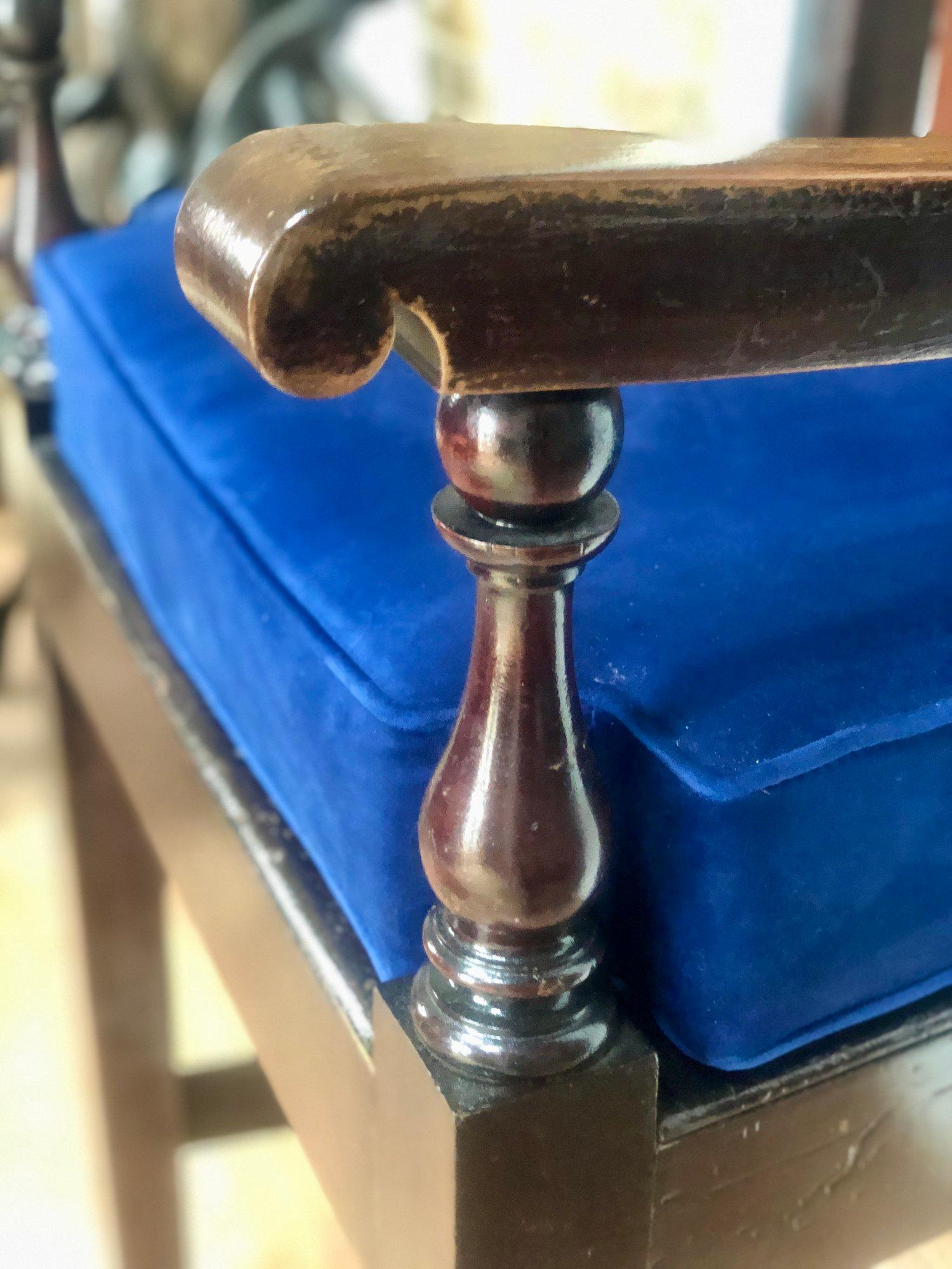 Early 19th Century Masonic Lodge Ceremonial Throne Chair with Magic Symbols For Sale 11