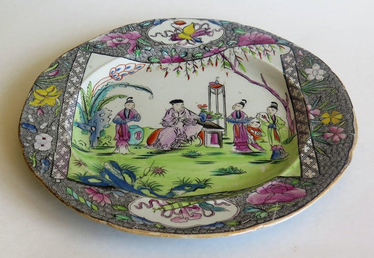 Early 19th Century Mason's Ironstone Dinner Plate in ...