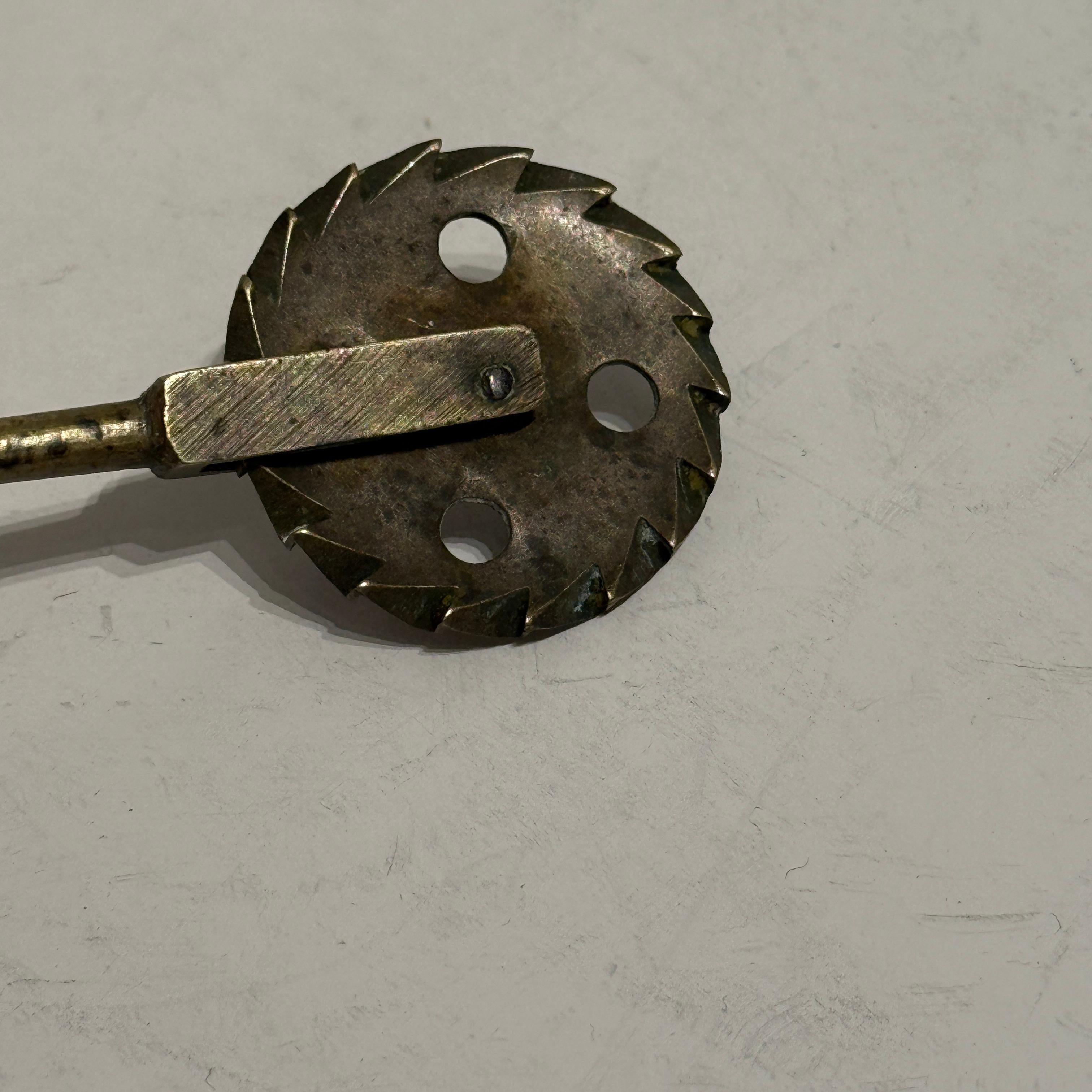 Early 19th Century Metal Cookie Cutter, Denmark For Sale 4