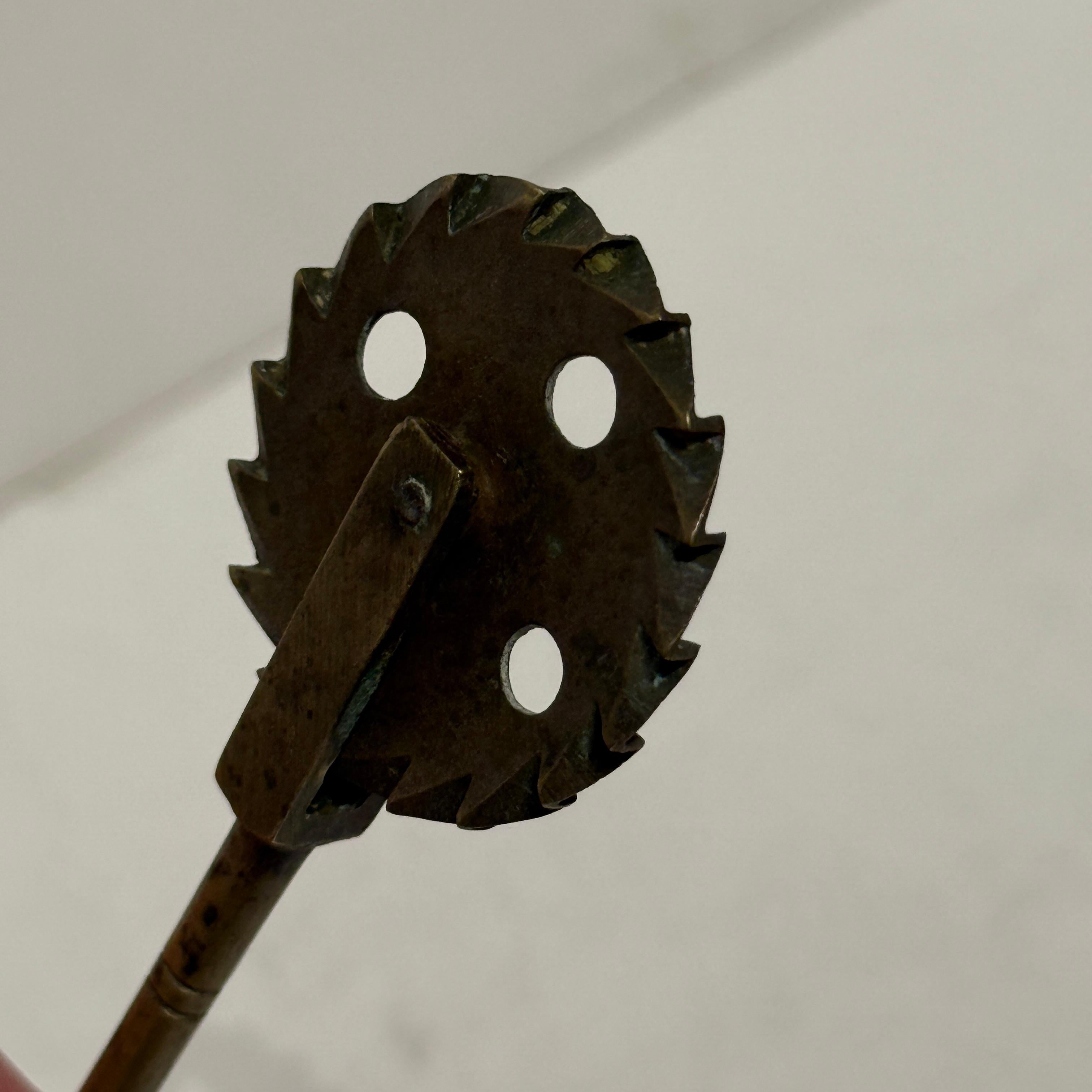 Early 19th Century Metal Cookie Cutter, Denmark For Sale 5