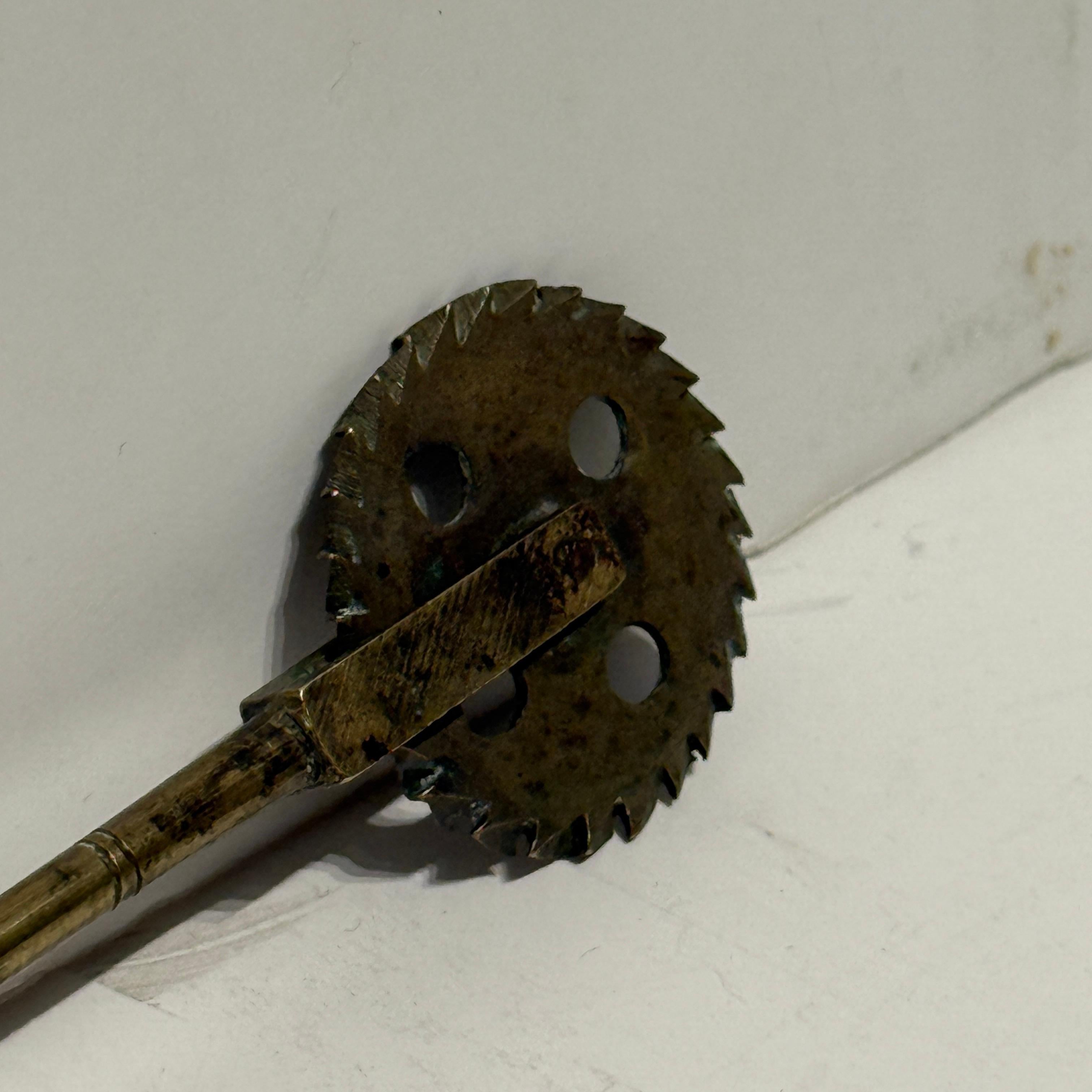 Hand-Crafted Early 19th Century Metal Cookie Cutter, Denmark For Sale