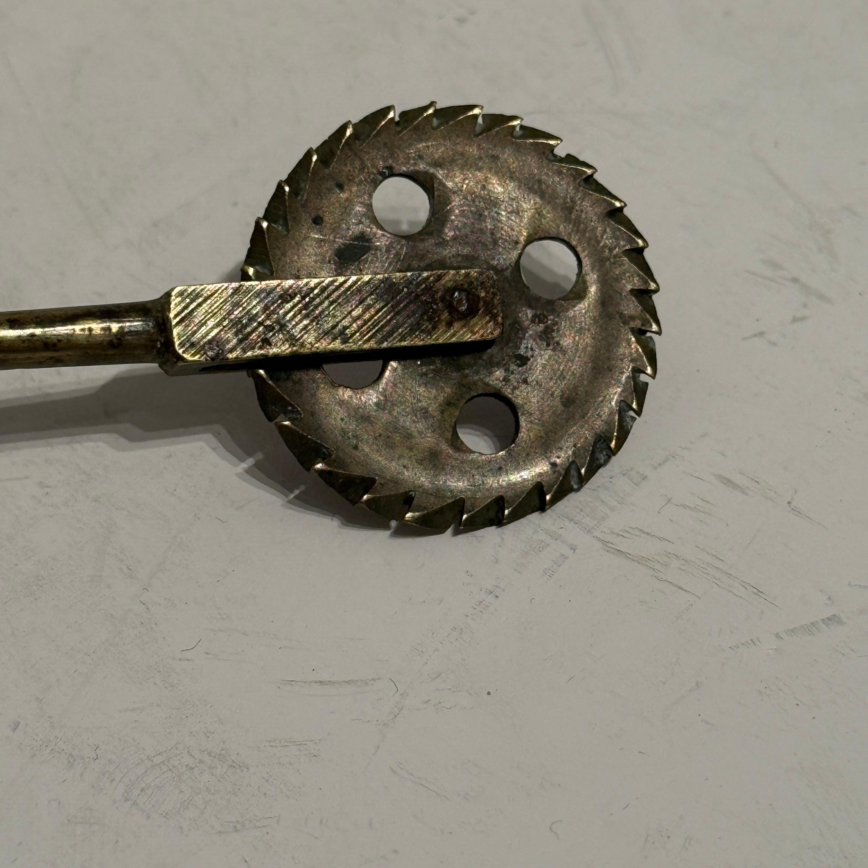 Early 19th Century Metal Cookie Cutter, Denmark For Sale 3