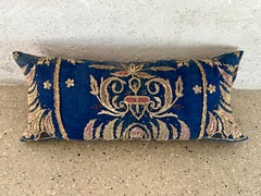 Early 19th Century Metallic / Silk Uzbek Textile Pillow