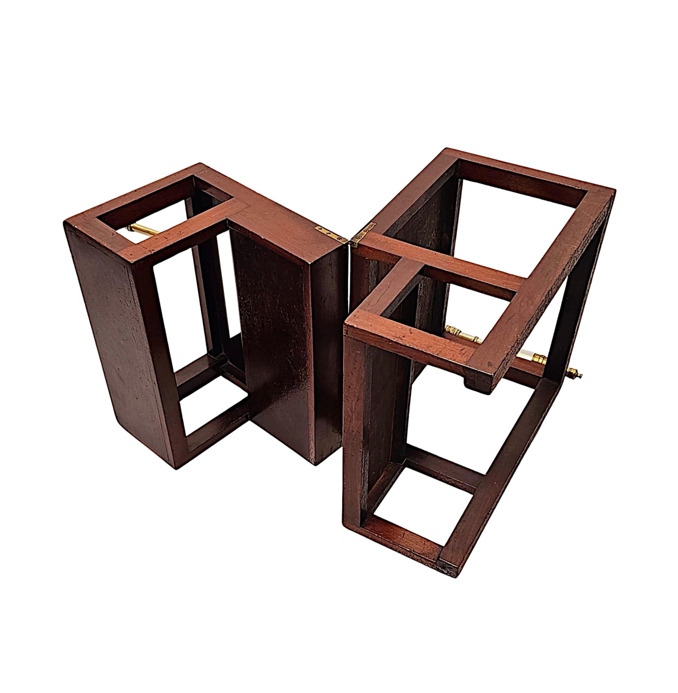 Tabouret de bibliothèque métamorphique du début du 19e siècle transformable en pouf en vente 4