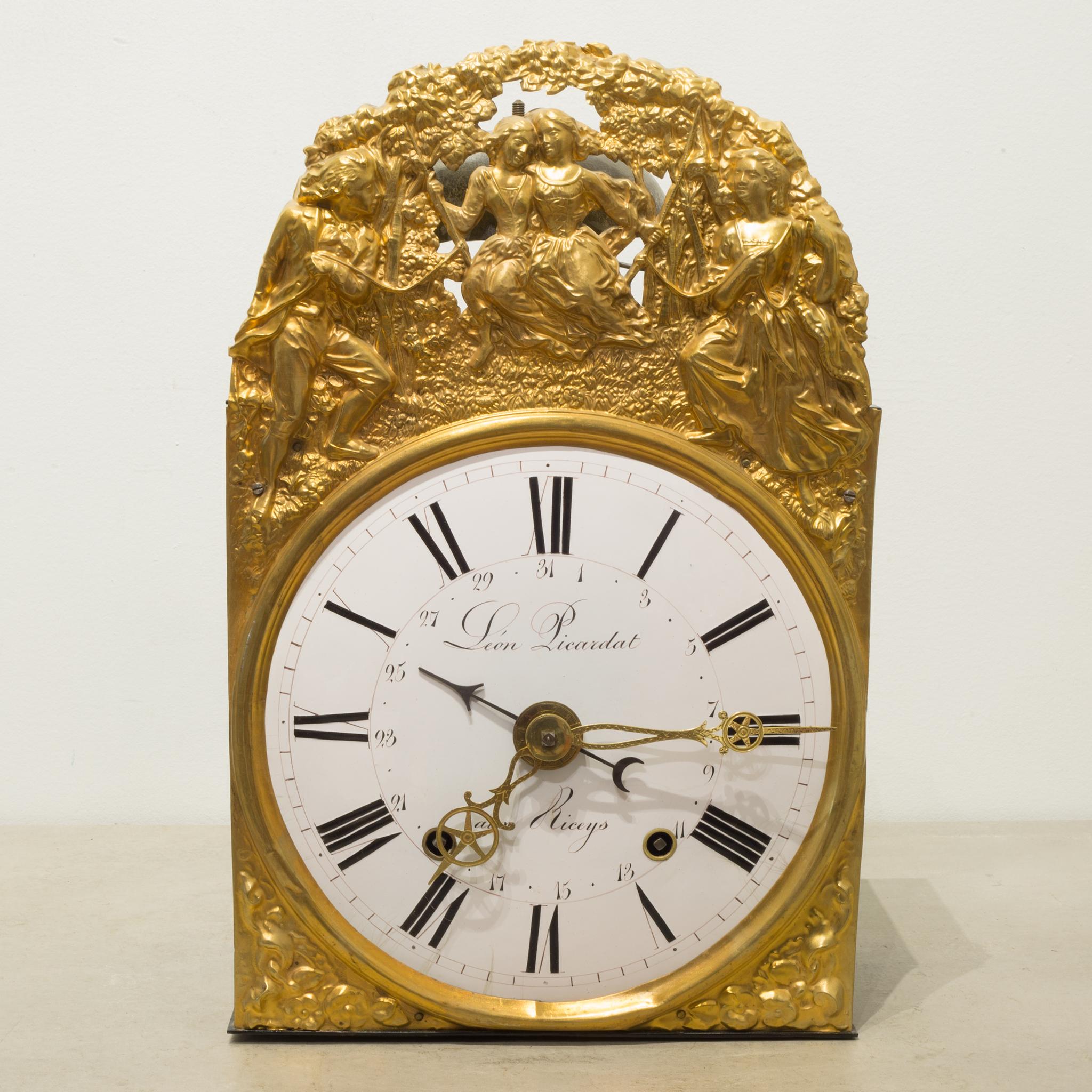 Early 19th Century Mobier Longcase Clock, circa 1830-1850 4