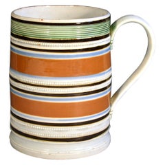 Early 19th Century Mocha Pottery Tankard