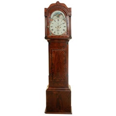 Early 19th Century Moon Phase Clock by William Cuff of Shepton Mallet