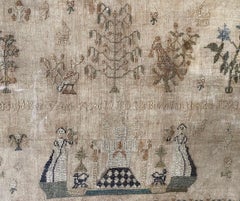 Early 19th Century Needle Work Sampler by Ann Gould
