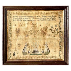 Early 19th Century Needle Work Sampler by Ann Gould