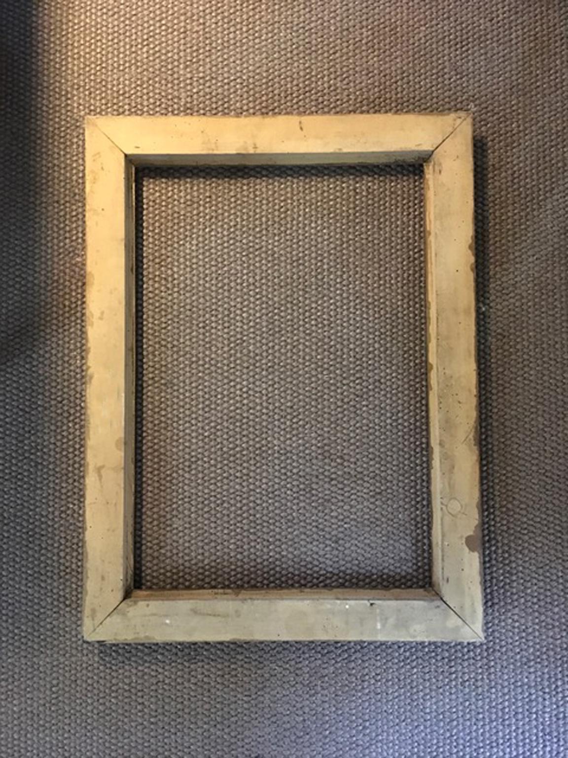 Italy Early 19th Century Neoclassical Rectangular Wood Frame  For Sale 4