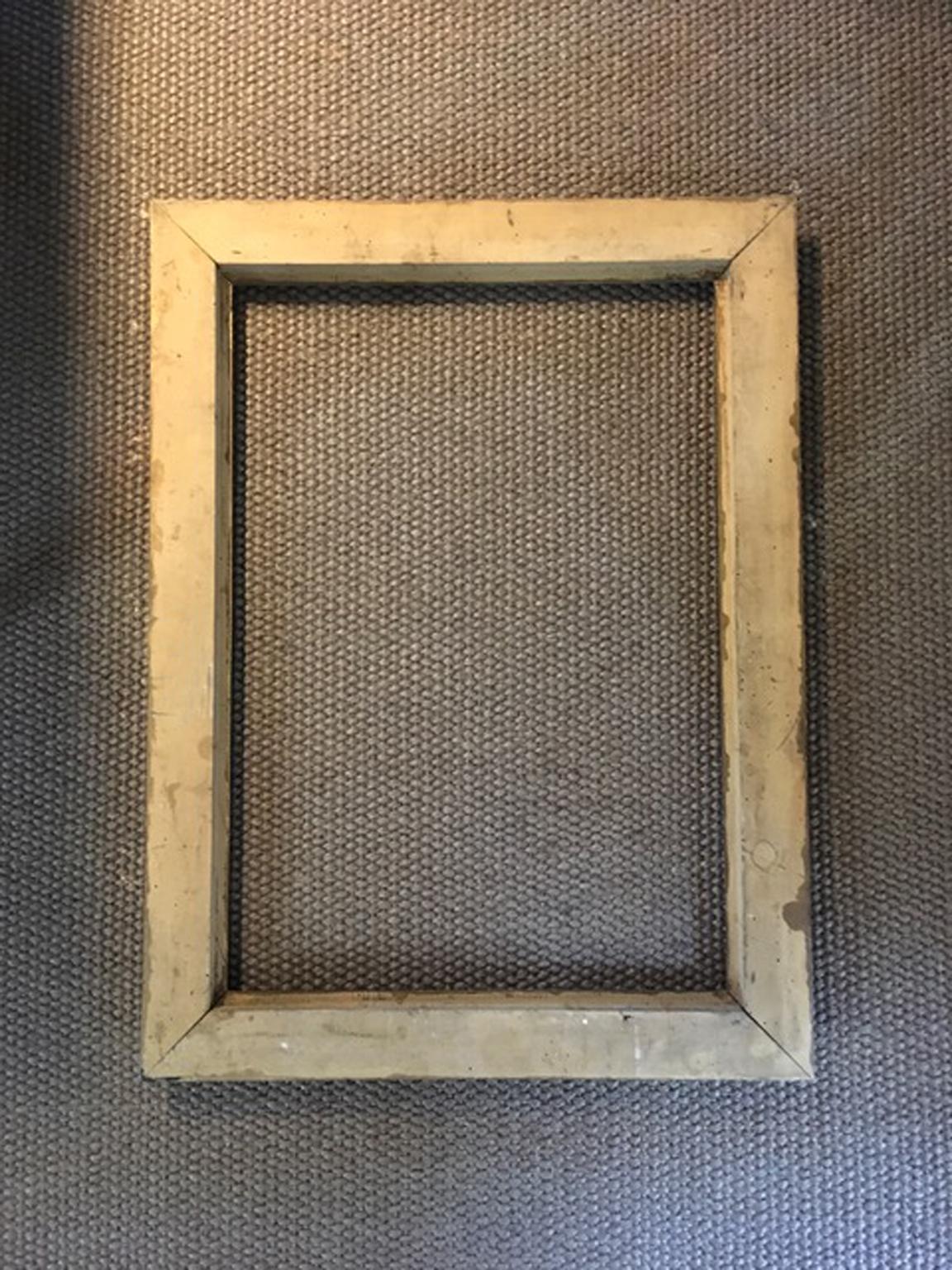 Italy Early 19th Century Neoclassical Rectangular Wood Frame  For Sale 3