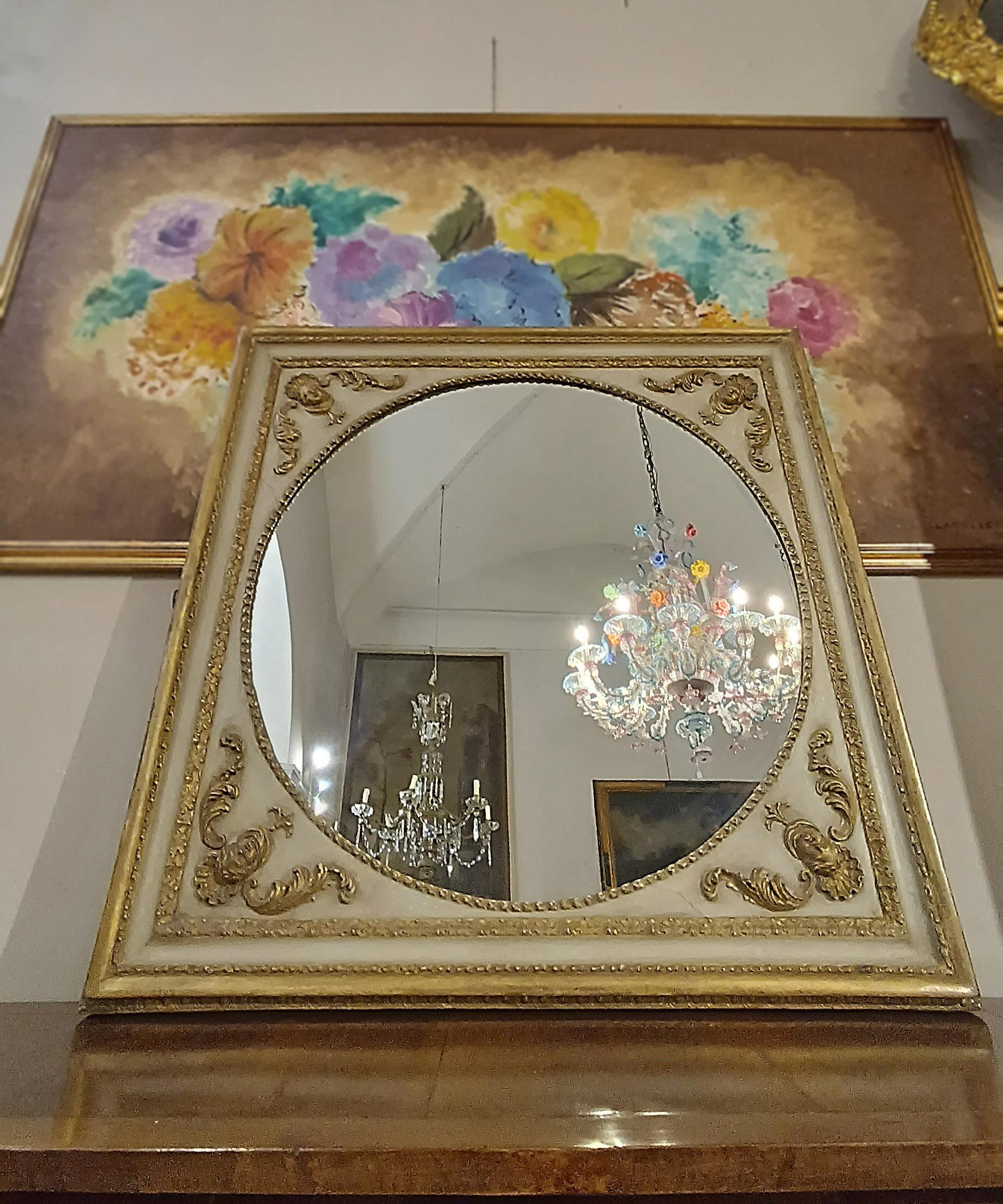 EARLY 19th CENTURY NEOCLASSICAL SQUARE MIRROR For Sale 2