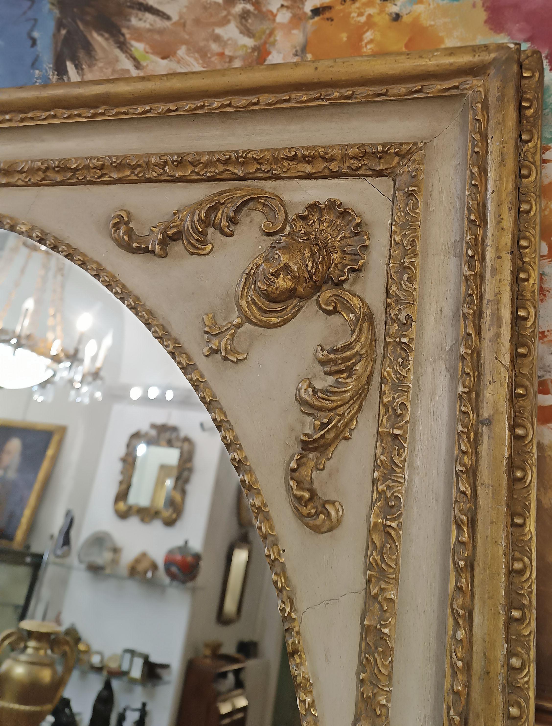 EARLY 19th CENTURY NEOCLASSICAL SQUARE MIRROR For Sale 3