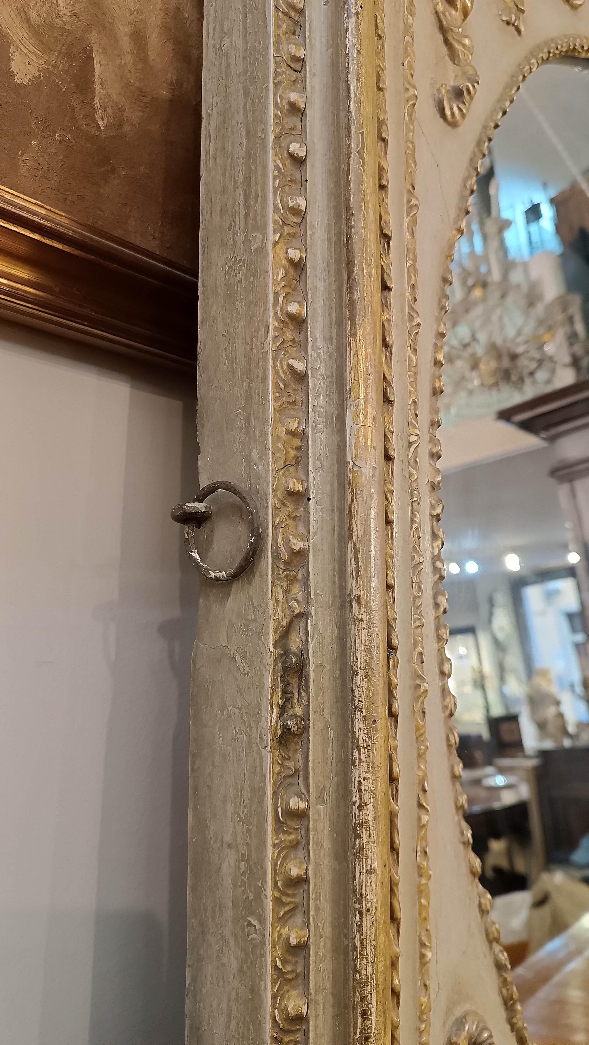 19th Century EARLY 19th CENTURY NEOCLASSICAL SQUARE MIRROR For Sale