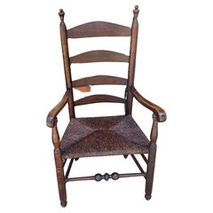 Early 19th century New Englad Ladder Back Chair