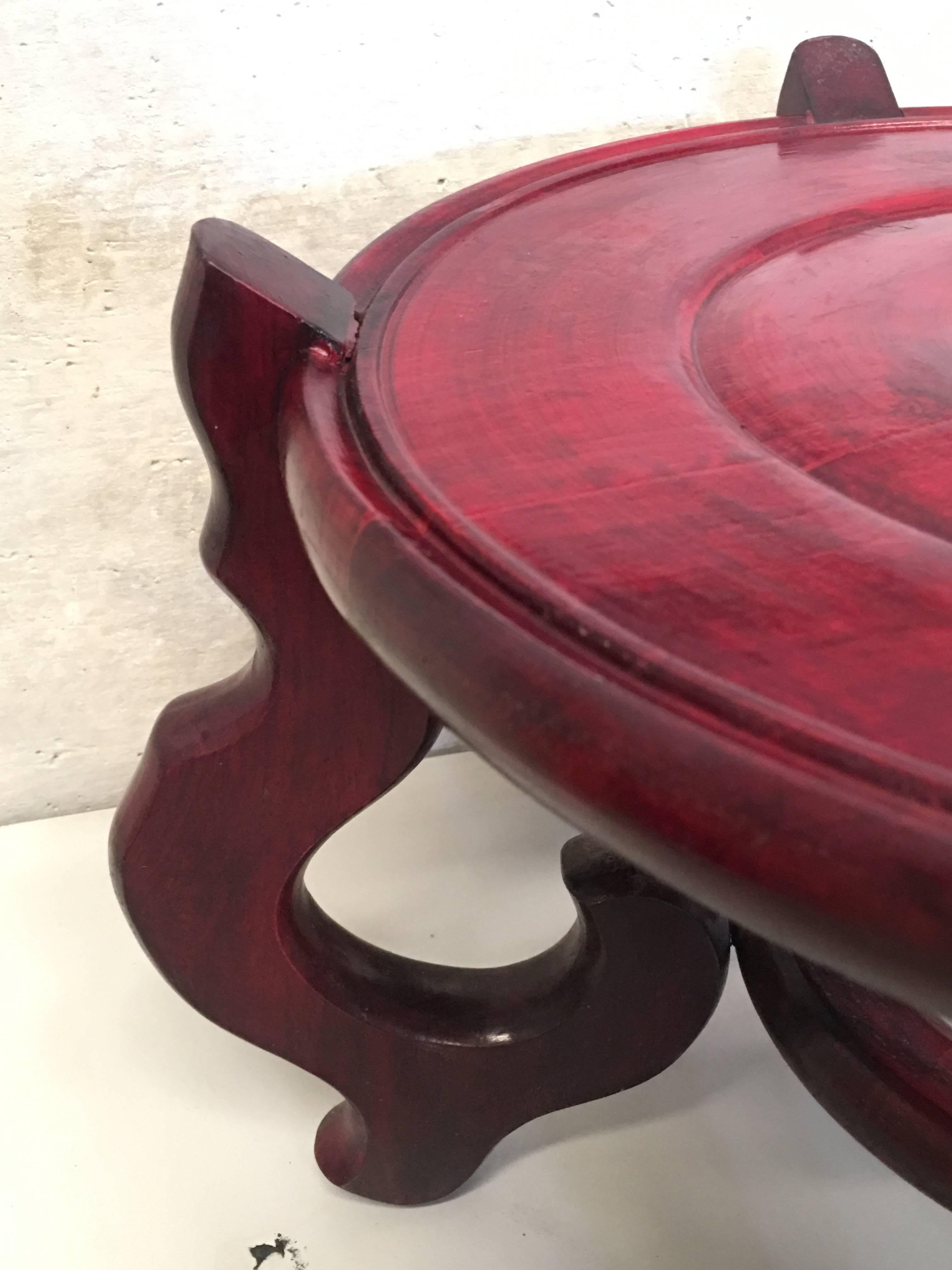 Early 19th Century New England Carved Mahogany Planter or Vase Stand In Excellent Condition In Miami, FL