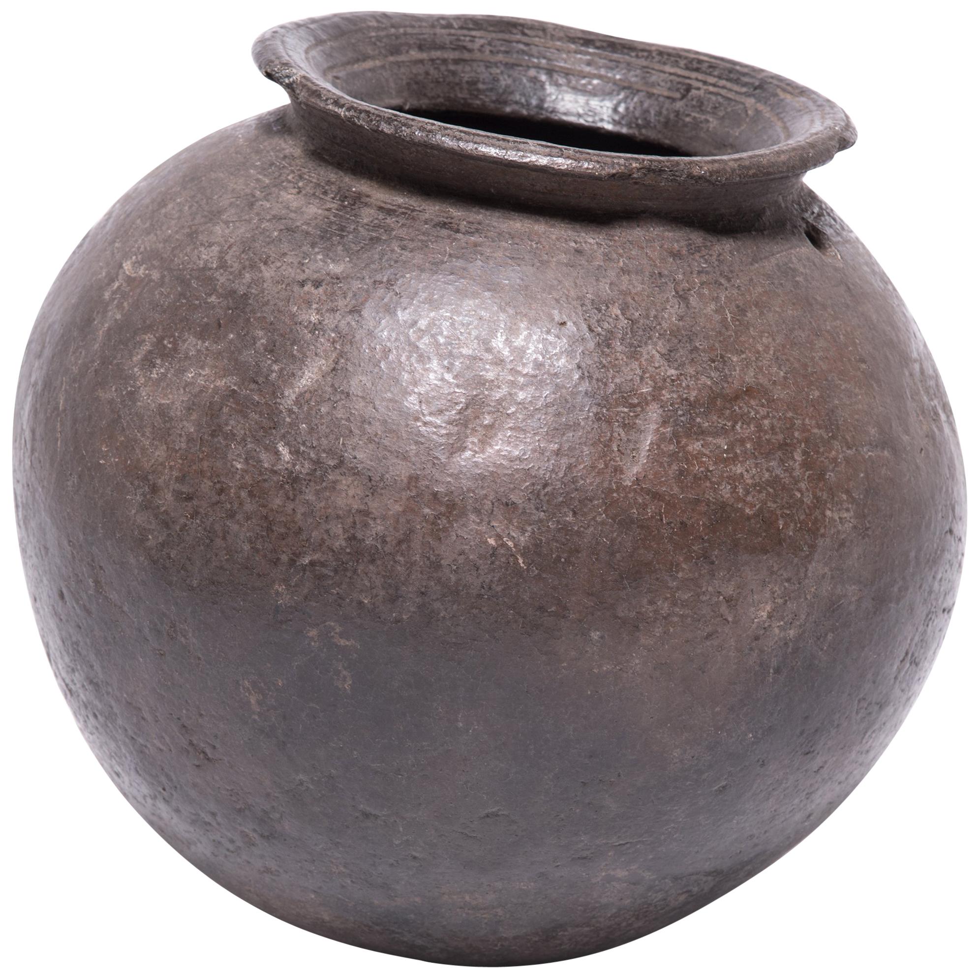 Early 19th Century Nigerian Nupe Water Vessel