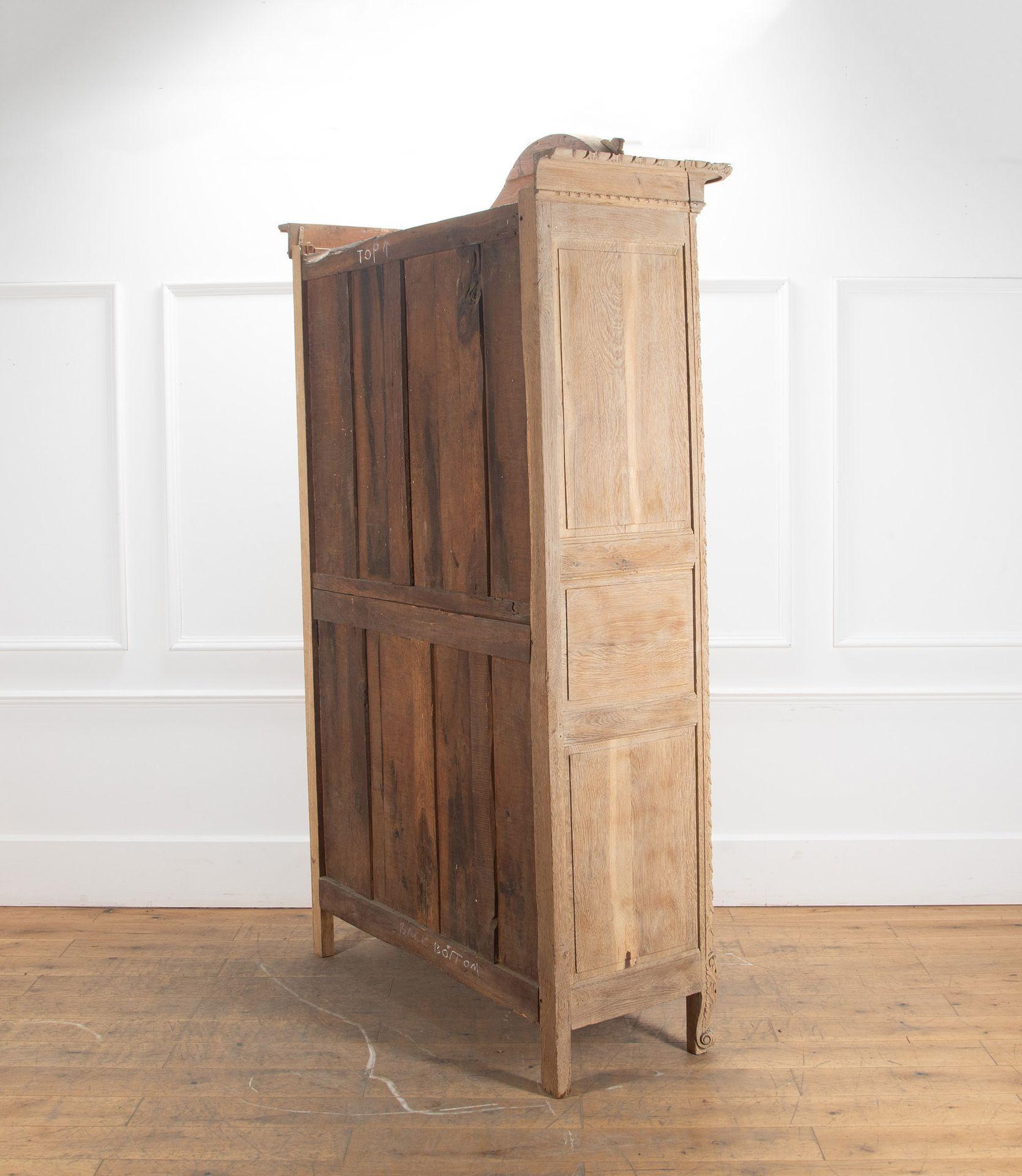 Early 19th Century Normandy Oak Marriage Armoire For Sale 8