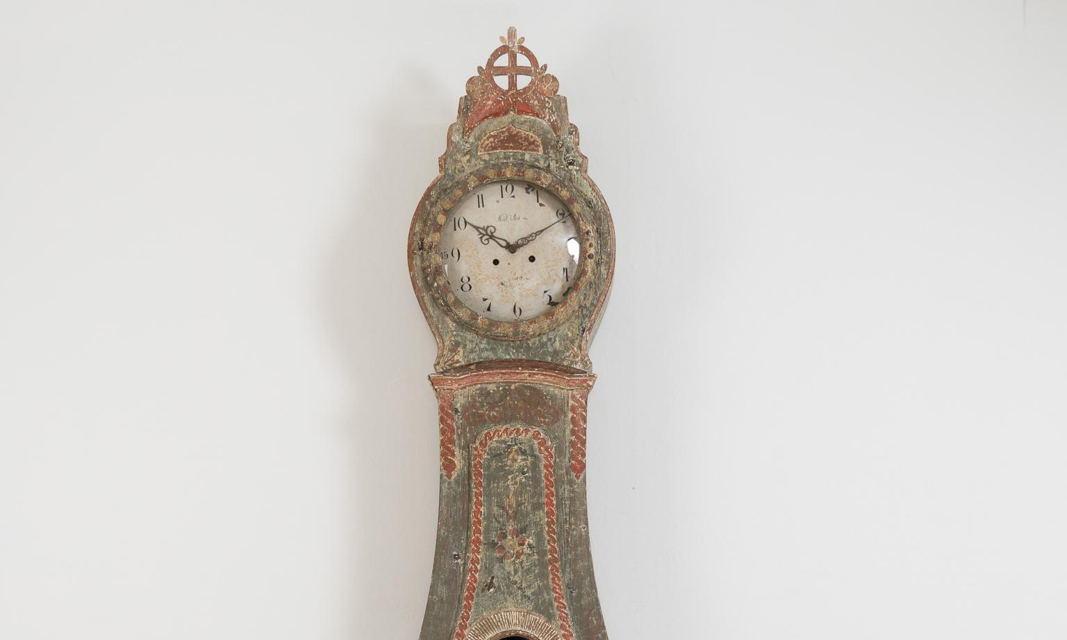 Early 19th Century Northern Swedish Long Case Clock 2